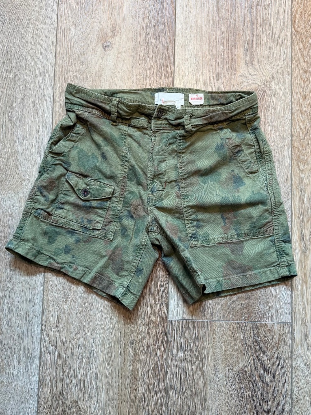 Anthropologie The Wanderer Camo Utility Shorts